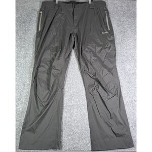 Simms Waypoints Rain Pants Men's 3XL Gray Waterproof Fishing Packable‎ Overpants